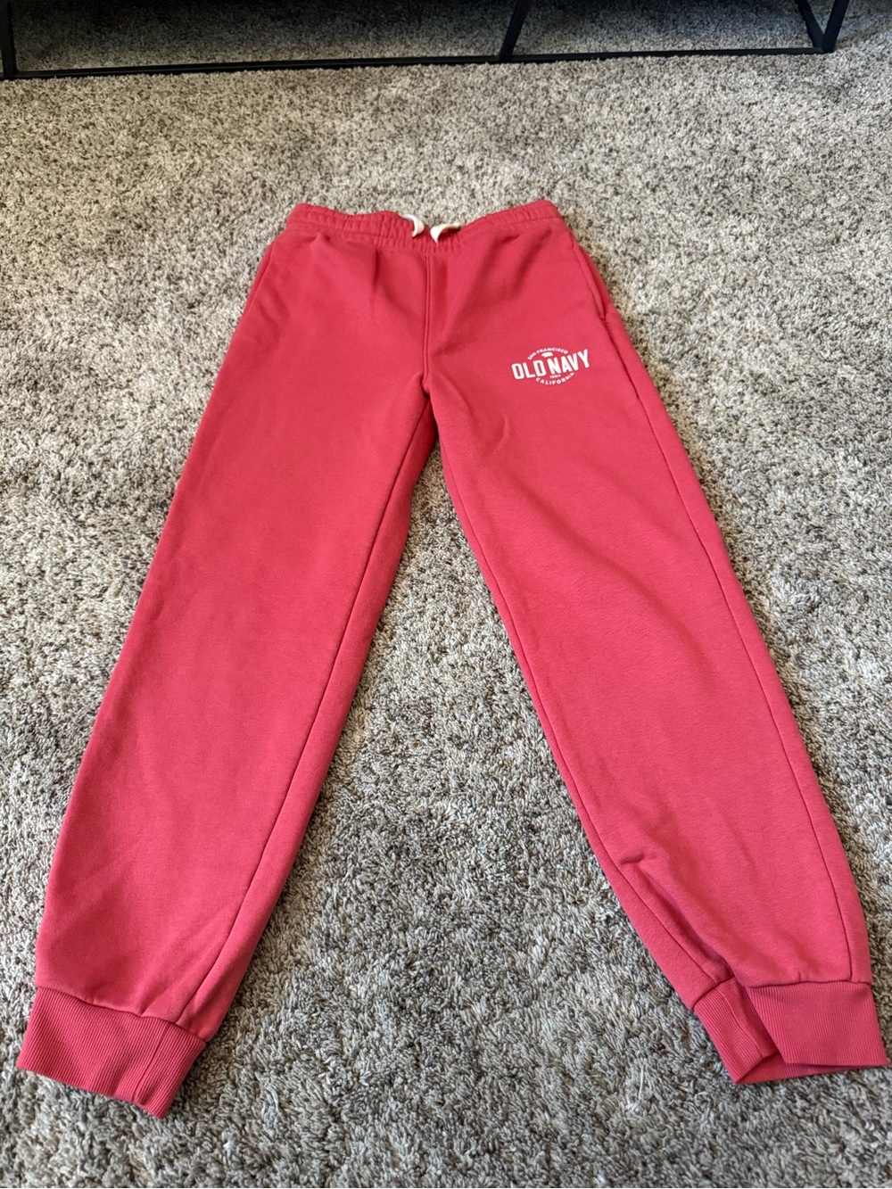 Old Navy Kids Pink-Red Sweatpants with Logo
